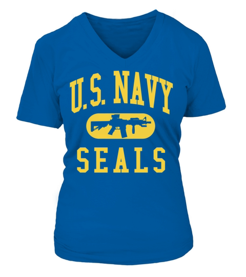 US Navy SEALS Women's V-Neck T-shirt