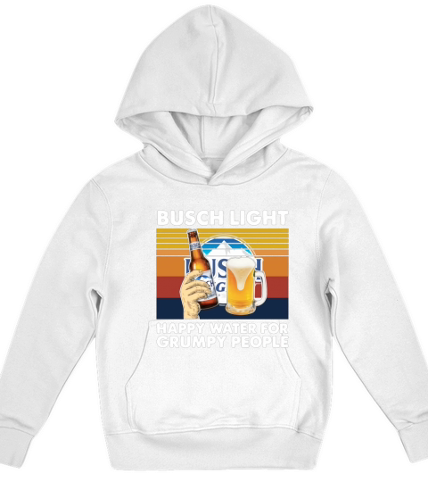 Busch Light Happy Water For Grumpy People Vintage Kids Hoodie