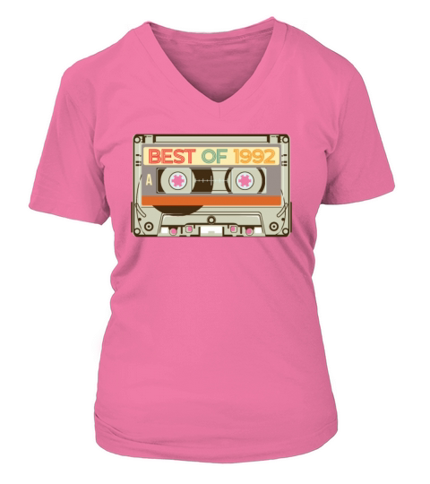 Vintage Cassette Tape Birthday Gifts Retro Born Women's V-Neck T-shirt