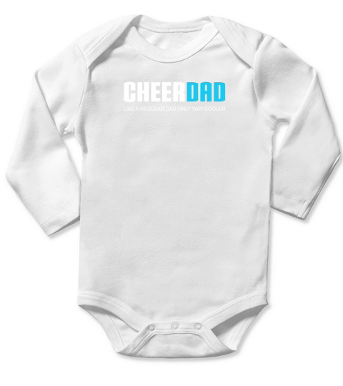 Mens Cheer Dad Shirt, Funny Cute Fathers Day Gift Black Men B071J3G239 1 Long Sleeve Baby One-Piece