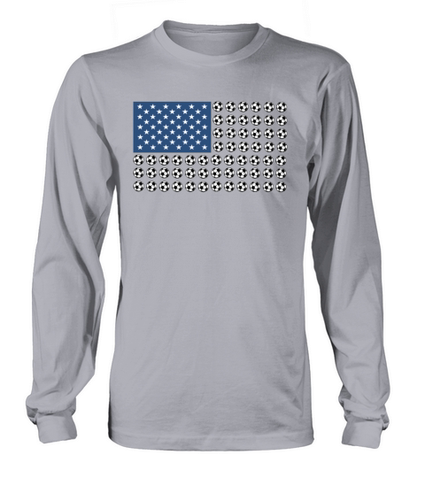 Soccer USA Banner Women's Long Sleeve