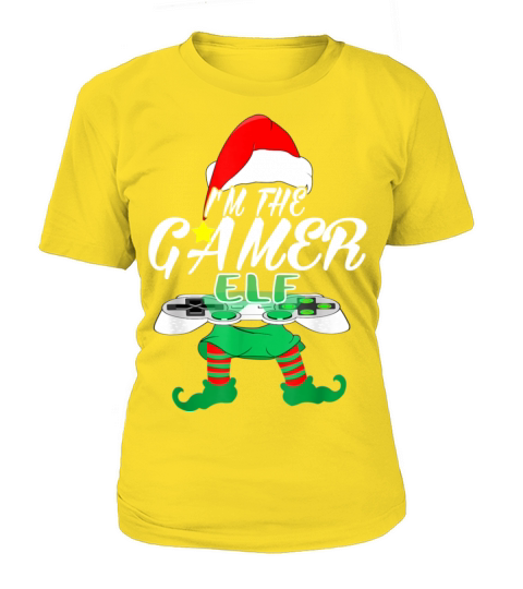 Gamer Elf Matching Family Group Christmas Ugly Women's T-Shirt