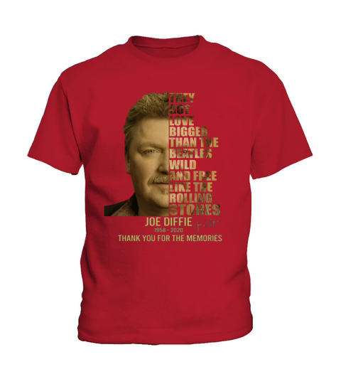 Joe Diffie vintage quote Kids T-Shirt