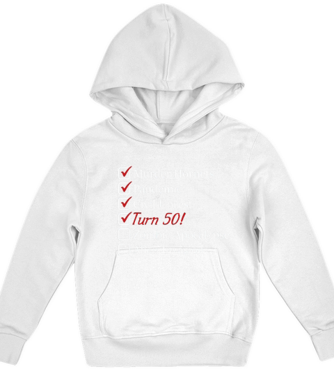 50th Birthday 50 Years Old Funny 2021 Kids Hoodie