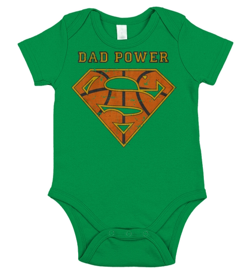 Superman Super Dad Power Short Sleeve Baby One-Piece