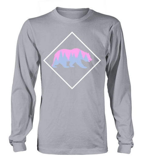 bear logo mountains Women's Long Sleeve