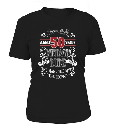 AGED 50 YEARS VINTAGE DUDE Women's T-Shirt