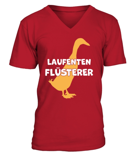 Running ducks whisper duck gift duck owner Men's V-Neck T-shirt