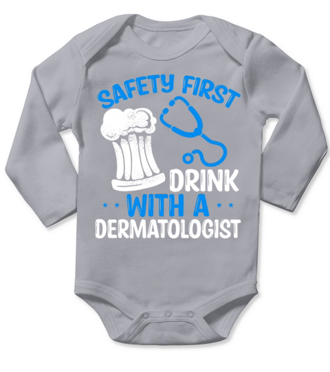 Funny Dermatologist Humor Doctor Accessoires Long Sleeve Baby One-Piece