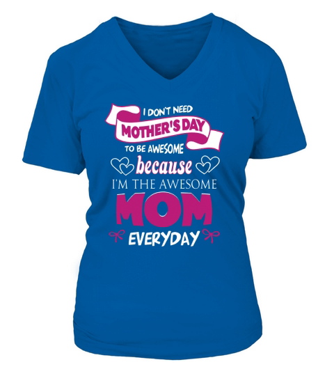 MOTHERS DAY V-neck T-Shirt Woman