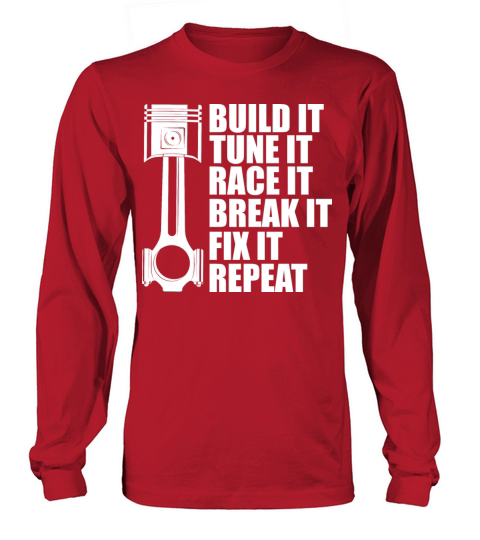 Drag Racing - Build it tune it race it Women's Long Sleeve