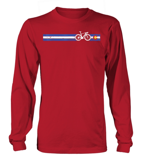 Colorado Flag Cycling Beautiful Native Colorado Women's Long Sleeve