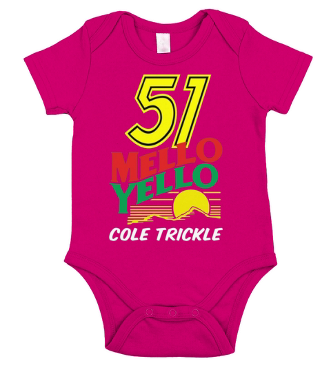 51 MELLO YELLO DAYS OF THUNDER TOM CRUISE Short Sleeve Baby One-Piece
