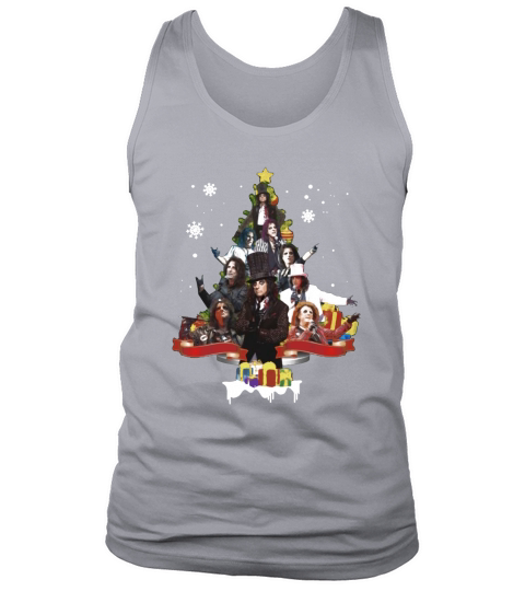 Alice Cooper Christmas tree shirt Tank Top Unisex