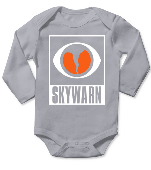 SKYWARN Storm Spotter Logo Long Sleeve Baby One-Piece