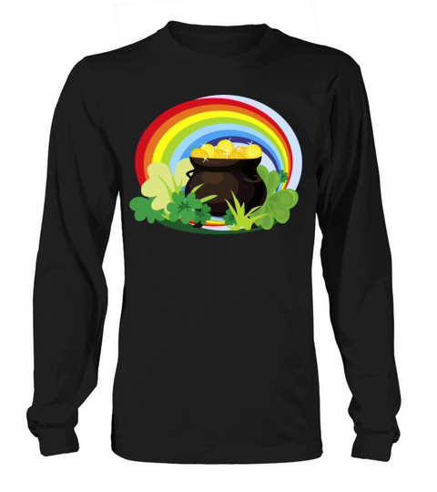st patricks day pot of gold Women's Long Sleeve
