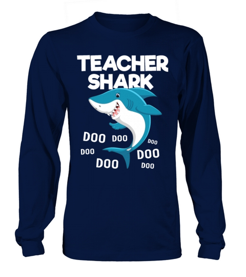 Teacher Shark doo doo doo Women's Long Sleeve
