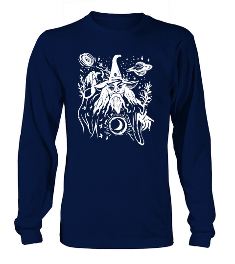 Evil Wizard Horror Goth Punk  - Unisex Long Sleeve Long sleeved Unisex