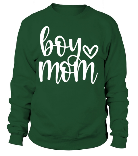 Boy Mom - Boy Mama Mom Of Boys Heart Love Women's Sweatshirt