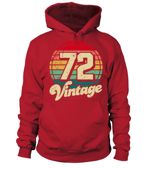 Vintage 1972 50th Birthday Fiftieth Gift Women's Hoodie
