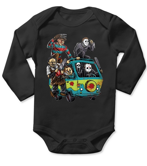 horror Long Sleeve Baby One-Piece