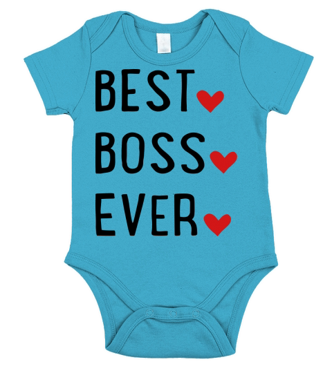 Best boss ever Short Sleeve Baby One-Piece