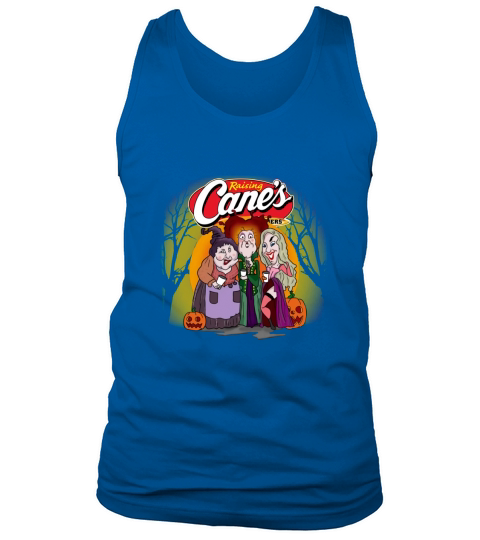 Hocus Pocus Sanderson Sisters Raising Canes Chicken Fingers Halloween Pumpkin Tank Top Unisex
