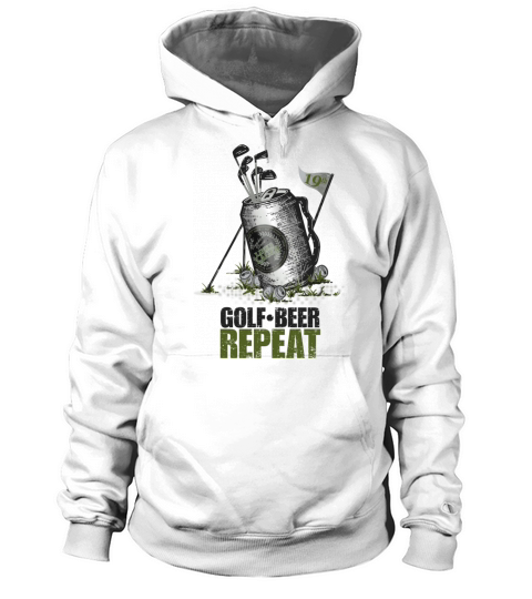 Golf Beer Repeat Women's Hoodie