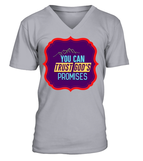 You Can Trust Gods Promises Men's V-Neck T-shirt