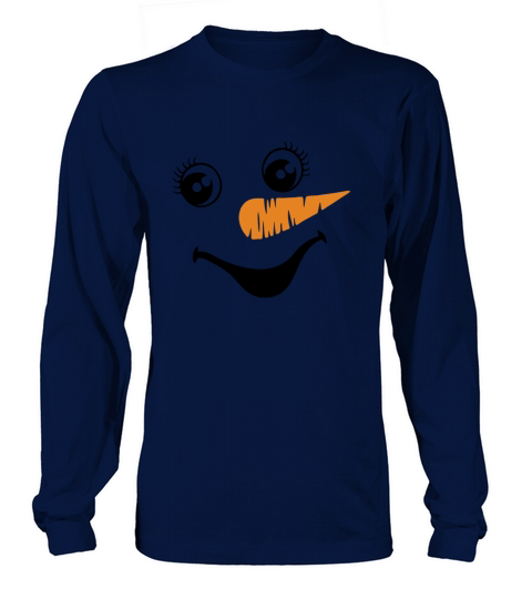 Merry Christmas Snowman Women's Long Sleeve