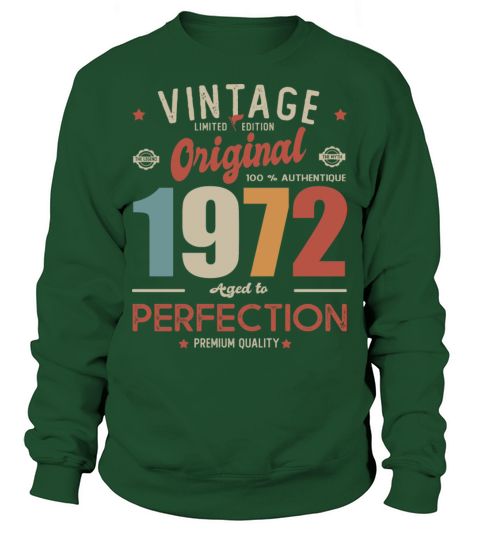 1972 Viintage original 50th birthday Sweatshirt Unisex