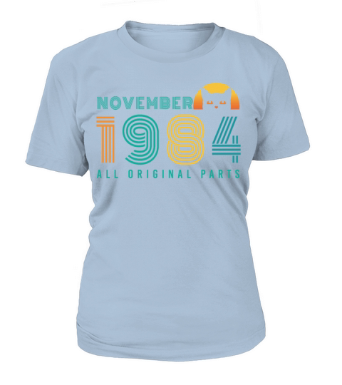 Born November 1984 Cat Vintage Women's T-Shirt