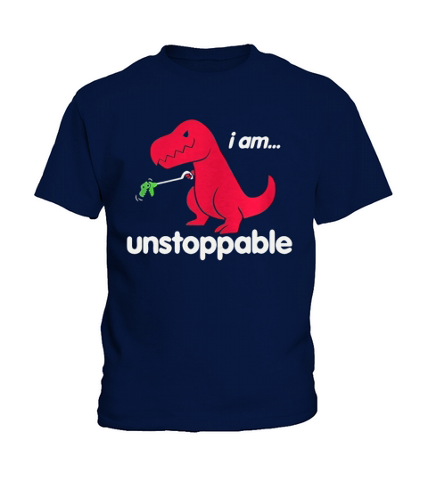 T rex shirt unstoppable dinosaur tee Kids T-Shirt