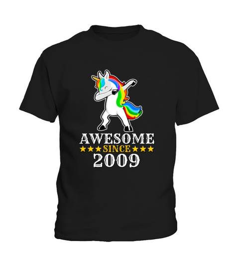 AWESOME SINCE 2009 UNICORN Kids T-Shirt