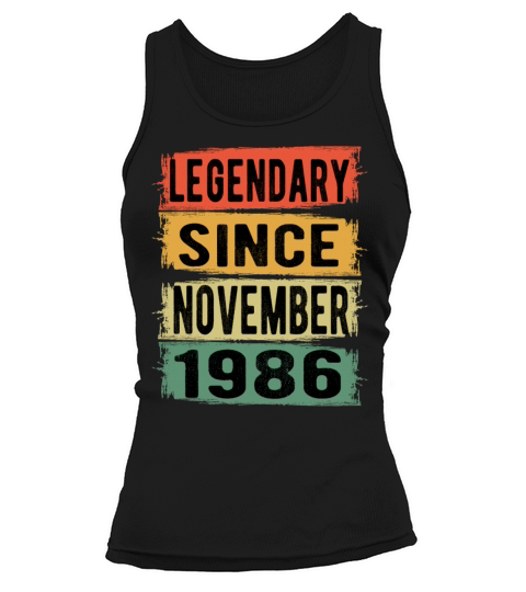 Birthday Gift November 1986 Women's Tank Top