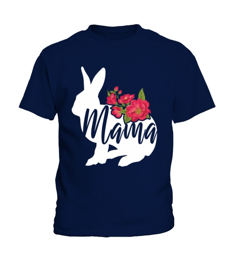 Mother Mom Kawaii Bunny Egg Happy Easter Sunday Kids T-Shirt
