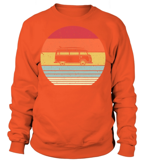 Camping Shirt Retro Style Camper Van T Shirt Women's Sweatshirt