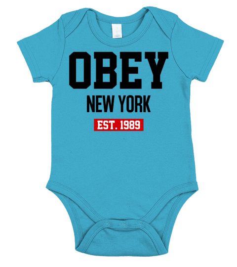 Obey New York Short Sleeve Baby One-Piece