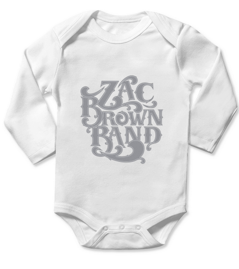 Zac Brown Band Vintage Logo Long Sleeve Baby One-Piece