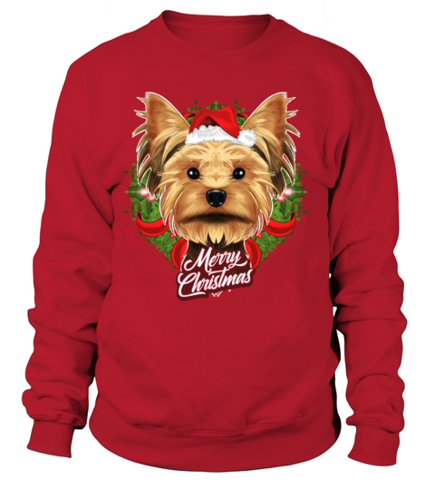 Yorkshire Terrier Lover I Merry Christmas Women's Sweatshirt