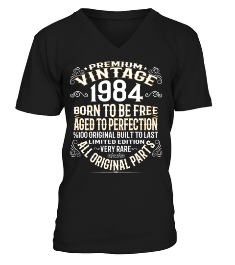 PREMIUM VINTAGE 1984 Men's V-Neck T-shirt