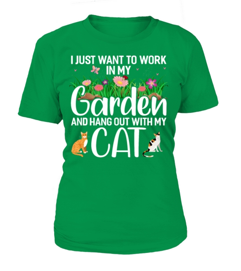 I Just Want To Work In My Garden And Hang Out With Women's T-Shirt
