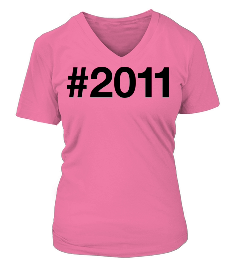 2011 Hashtag Women's V-Neck T-shirt