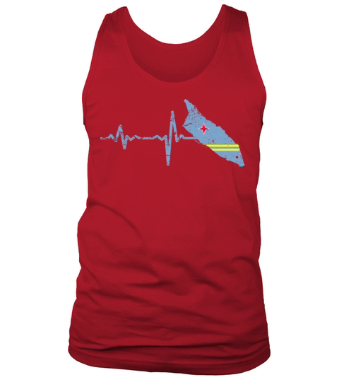 Heartbeat Aruba gift Men's Tank Top