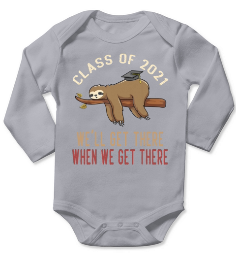 class of 2021 Long Sleeve Baby One-Piece
