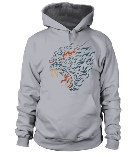 angry flame gorilla Women's Hoodie
