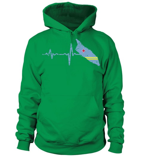 Heartbeat Aruba gift Women's Hoodie