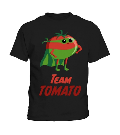 Team Tomato Vegetable vegan veggie Gardening Kids T-Shirt