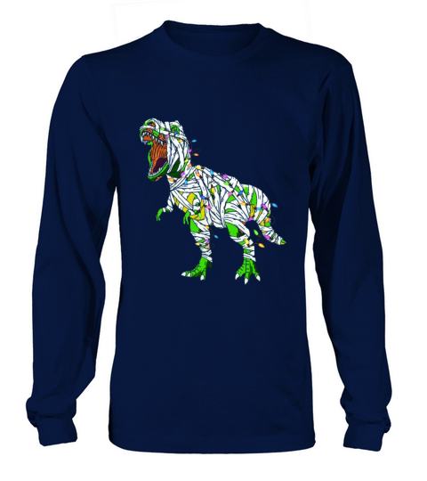 Christmas Dinosaur Tree Rex Pajamas Man Boys Xmas Women's Long Sleeve