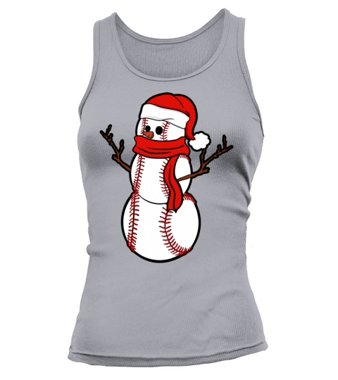 Baseball Snowman Women's Tank Top